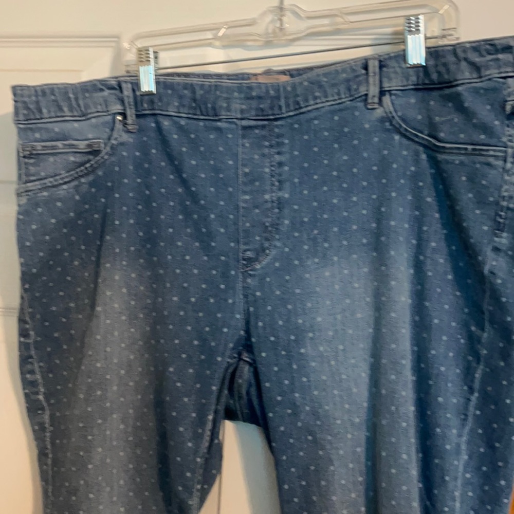 H&M Blue Polka Dot Women's Jeggings